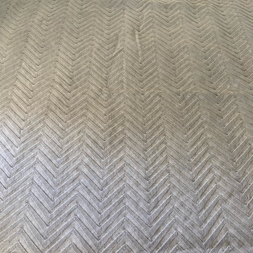 Pottery Barn Teen Gray Chevron Duvet Cover